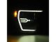 AlphaRex LUXX-Series LED Projector Headlights; Alpha Black Housing; Clear Lens (21-23 F-150 w/ Factory LED Projector Headlights)