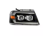 AlphaRex LUXX-Series LED Projector Headlights; Black Housing; Clear Lens (04-08 F-150)