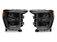AlphaRex LUXX-Series LED Projector Headlights; Black Housing; Clear Lens (21-23 F-150 w/ Factory Halogen Headlights)