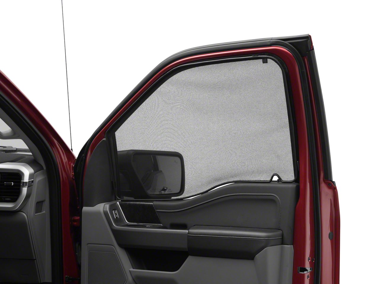 Custom Fit Rear Side Window Sunshades For Ford F-150 (2015-2020 Super Crew) – 2-Piece Set