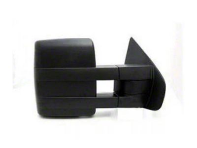 Replacement Manual Extended Power Heated Towing Mirror; Passenger Side (11-12 F-150)