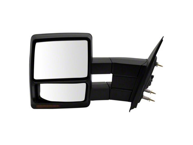 Manual Folding Towing Mirror; Driver Side (07-14 F-150 w/o Marker Light)