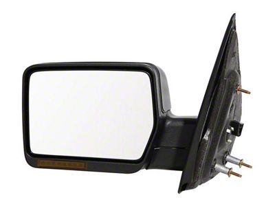 Replacement Manual Heated Side Mirror with Turn Signal; Driver Side (07-08 F-150)