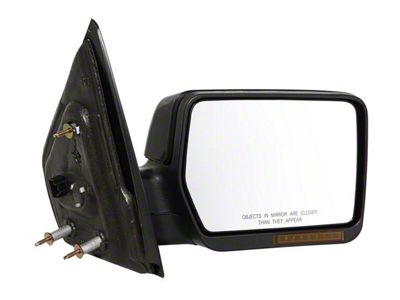 Replacement Manual Heated Side Mirror with Turn Signal; Passenger Side (07-08 F-150)