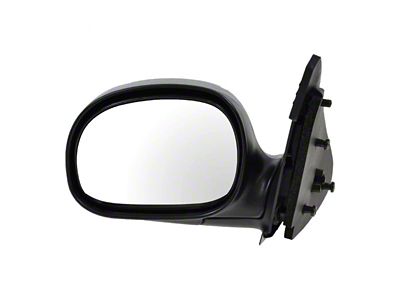 Manual Mirror; Chrome; Driver Side (97-01 F-150)