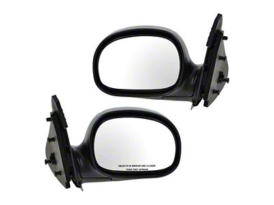 Manual Mirrors; Chrome (97-01 F-150)