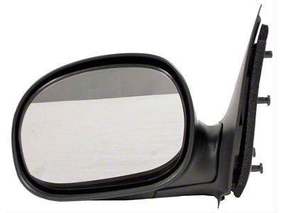 Replacement Manual Non-Heated Foldaway Side Mirror; Driver Side (97-02 F-150)