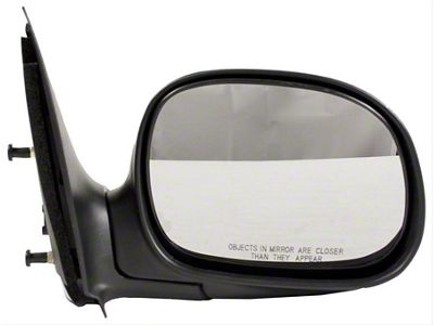 Replacement Manual Non-Heated Foldaway Side Mirror; Passenger Side (97-02 F-150)