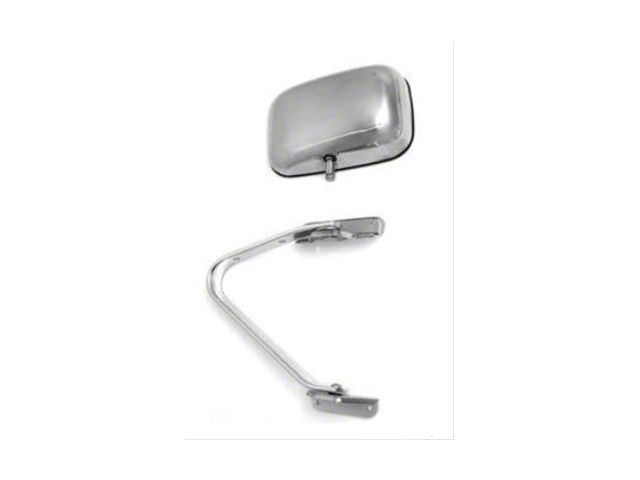 Replacement Manual Non-Heated Side Mirror; Passenger Side (97-98 F-150)