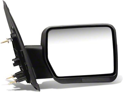 Manual Towing Mirror; Black; Passenger Side (04-14 F-150)