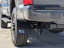 Merica Mud Flaps; Front; Black (21-24 F-150, Excluding Raptor)