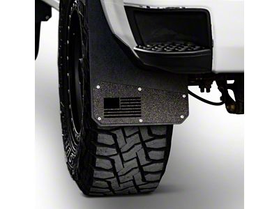 Merica Mud Flaps; Rear; Black (15-20 F-150, Excluding Raptor)