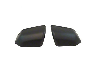 Mirror Caps; Textured Black (15-18 F-150)