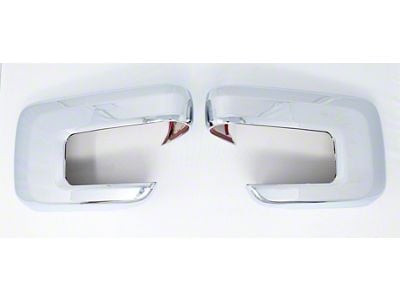 Mirror Covers; Chrome (21-24 F-150 w/o Towing Mirrors)