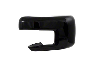 Mirror Covers with Turn Signal Cutout; Gloss Black (21-25 F-150 w/o Towing Mirrors)