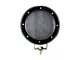 Modular Grille Guard with 5.30-Inch Black Round Flood LED Lights; Black (15-23 F-150, Excluding PowerStroke & Raptor)