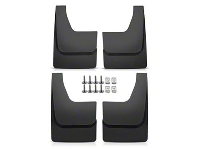 Mud Flap Splash Guards; Front and Rear (10-14 F-150 Raptor)