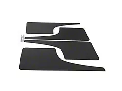 Mud Flaps; Front and Rear; Textured Black (21-23 F-150, Excluding Raptor)