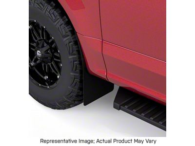 Mud Flaps; Front; Dry Carbon Fiber Vinyl (04-14 F-150, Excluding Raptor)