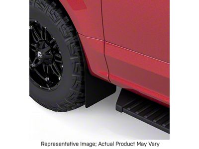 Mud Flaps; Front; Gloss Carbon Fiber Vinyl (04-14 F-150, Excluding Raptor)