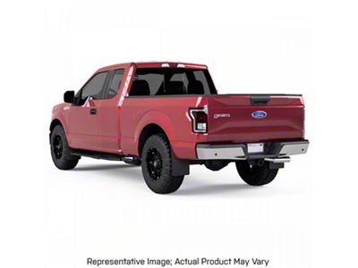 Mud Flaps; Front and Rear; Carbon Flash Metallic Vinyl (04-14 F-150 Styleside, Excluding Raptor)