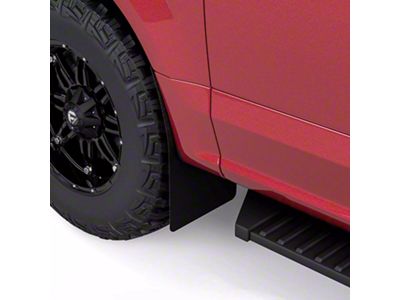Mud Flaps; Front; Satin Black Vinyl (04-14 F-150, Excluding Raptor)