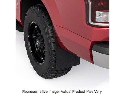 Mud Flaps; Rear; Carbon Flash Metallic Vinyl (04-14 F-150 Styleside, Excluding Raptor)