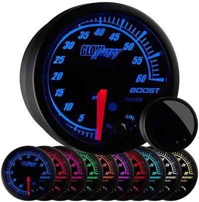Narrowband Air/Fuel Ratio Gauge; Elite 10 Color (Universal; Some Adaptation May Be Required)