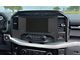 Navigation Screen Accent Trim; Raw Carbon Fiber (21-24 F-150 w/ 8-Inch Screen)