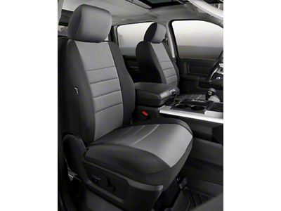 Neo Series Front Seat Covers; Gray (04-08 F-150 w/ Bucket Seats)