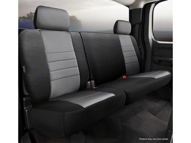 Neo Series Rear Seat Cover; Gray (09-14 F-150 SuperCab, SuperCrew)