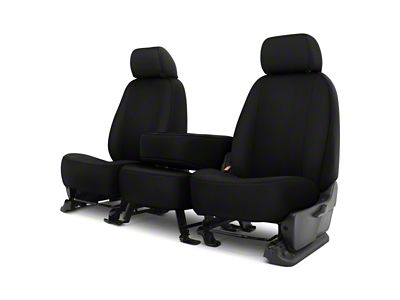 Neosupreme Custom 1st Row Bench Seat Covers; Black/Black (21-24 F-150 w/ Bench Seat)
