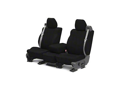 NeoSupreme Front Seat Covers; Black (21-23 F-150 w/ Front Bench Seats & Solid Center Console)