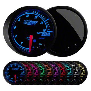 Nitrous Pressure Gauge; Elite 10 Color (Universal; Some Adaptation May Be Required)