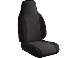 OE Series Front Seat Covers; Charcoal (15-23 F-150 w/ Bucket Seats)