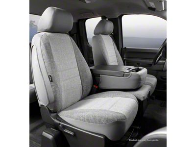 Fia OE Series Front Seat Covers; Gray (15-25 F-150 w/ Bench Seat)