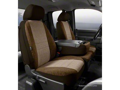 Fia OE Series Front Seat Covers; Taupe (15-25 F-150 w/ Bench Seat)
