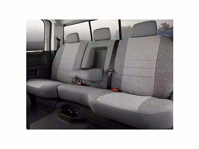 Fia OE Series Rear Seat Cover; Gray (15-25 F-150 SuperCrew)