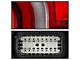 OE Style BLIS Ready LED Tail Light; Chrome Housing; Red/Clear Lens; Driver Side (15-17 F-150 w/ Factory LED BLIS Tail Lights)