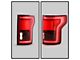 OE Style BLIS Ready LED Tail Light; Chrome Housing; Red/Clear Lens; Passenger Side (15-17 F-150 w/ Factory LED BLIS Tail Lights)