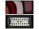 OE Style BLIS Ready LED Tail Light; Chrome Housing; Red Smoked/Clear Lens; Driver Side (15-17 F-150 w/ Factory LED BLIS Tail Lights)