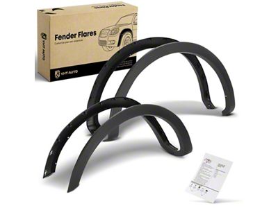 OE Style Fender Flares; Black (04-08 F-150 Styleside)