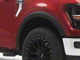 OE Style Fender Flares; Gloss Black (21-25 F-150, Excluding Raptor)
