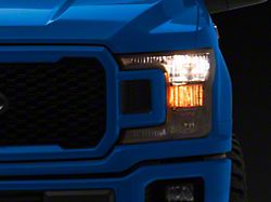 OE Style Headlight; Black Housing; Clear Lens; Driver Side (18-20 F-150 w/ Factory Halogen Headlights)