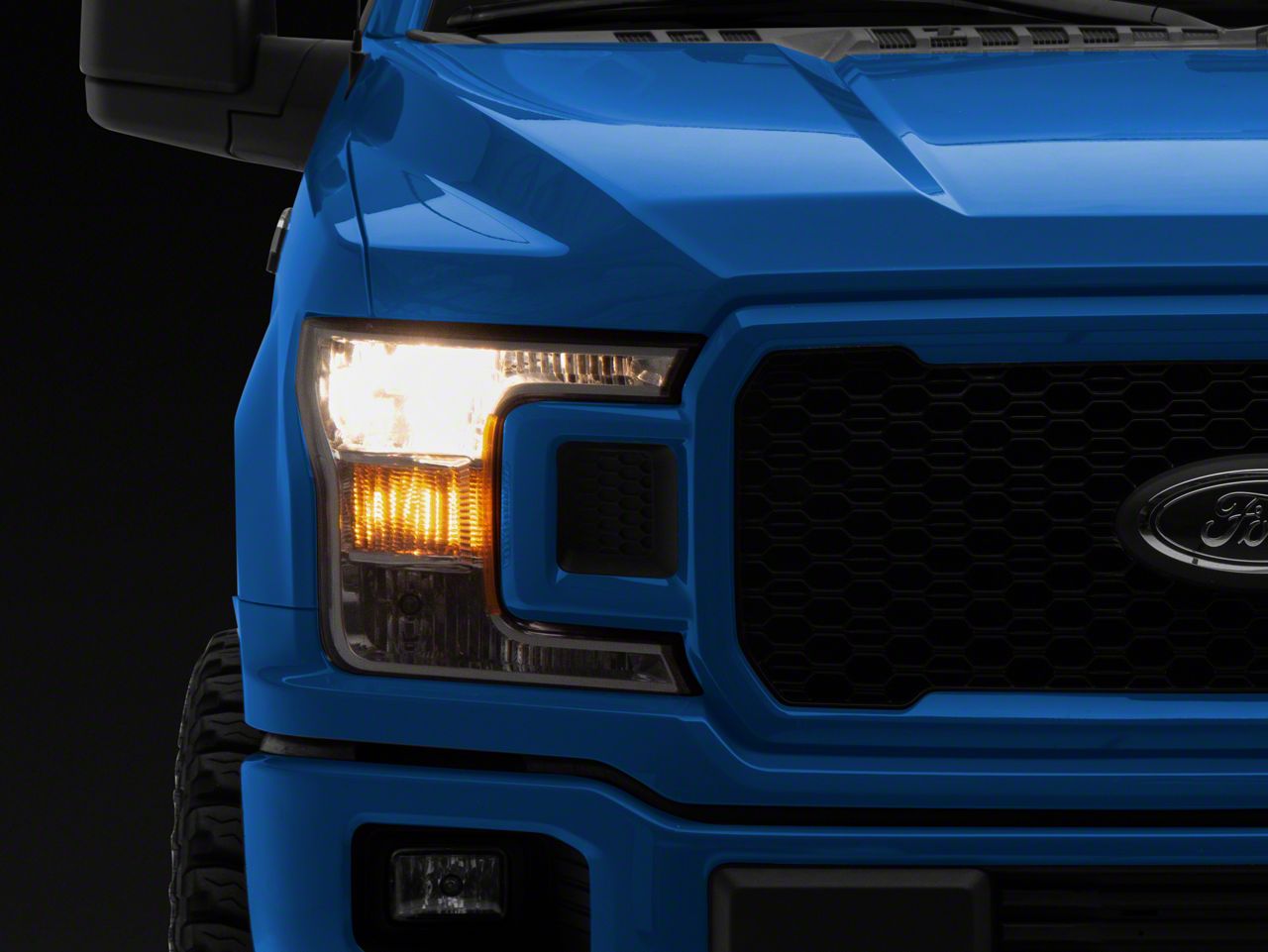 OE Style Headlight; Chrome Housing; Clear Lens; Passenger Side (18-20 F-150 w/ Factory Halogen Headlights)