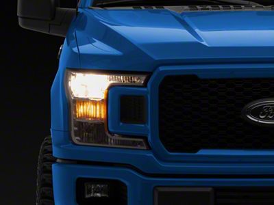 OE Style Headlight; Chrome Housing; Clear Lens; Passenger Side (18-20 F-150 w/ Factory Halogen Headlights)