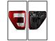 OE Style LED Tail Light; Chrome Housing; Red/Clear Lens; Driver Side (21-23 F-150 w/ Factory LED BLIS Tail Lights)