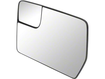 OE Style Non-Heated Mirror Glass; Driver Side (11-14 F-150 w/o Auto Dimming & Towing Mirrors)