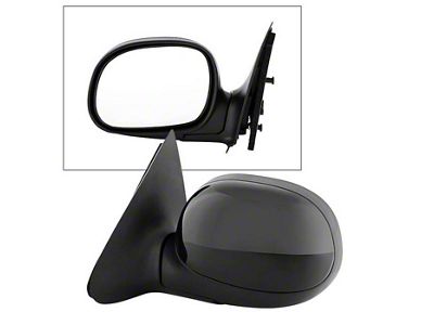 OE Style Powered Heated Mirror; Black; Driver Side (97-03 F-150)