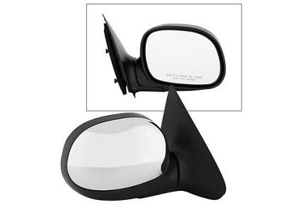 OE Style Powered Heated Mirror with Chrome Cap; Passenger Side (97-03 F-150)